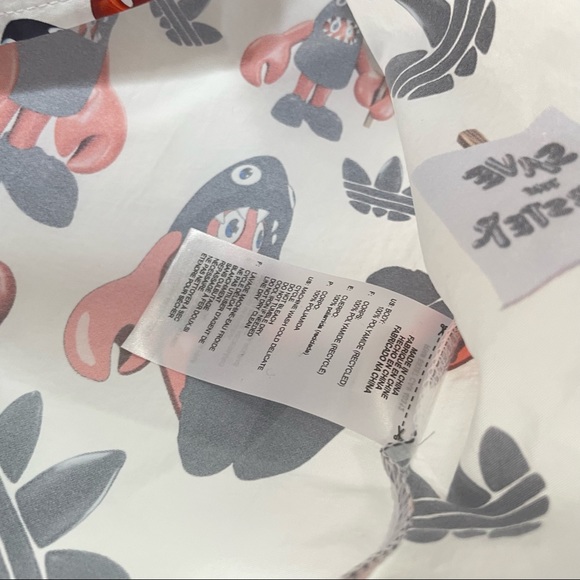 New Adidas Philip Colbert  Button Down White Size L HA4702 Save The Lobster - Picture 5 of 6